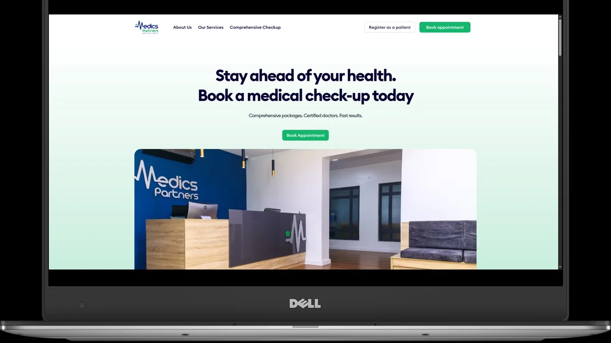 Medics Partners Ad Landing Page