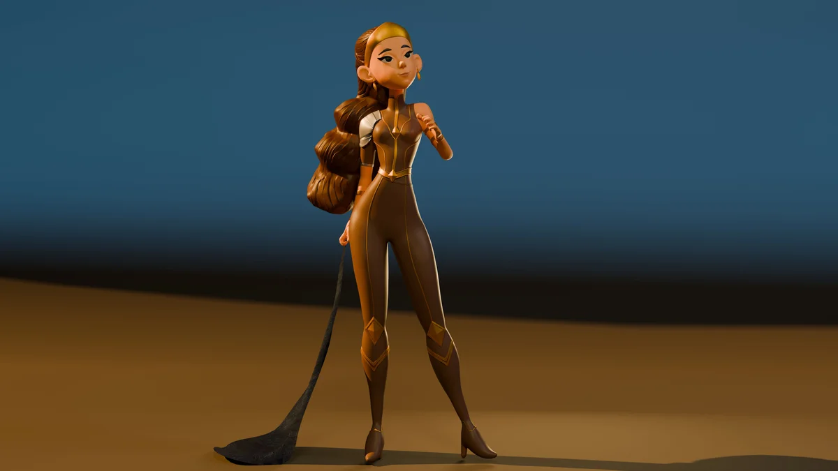 Stylized Female Character Design