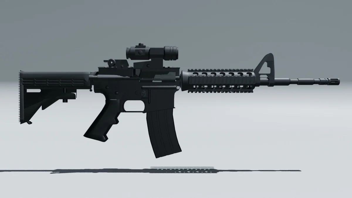 M4 Rifle 3D Model
