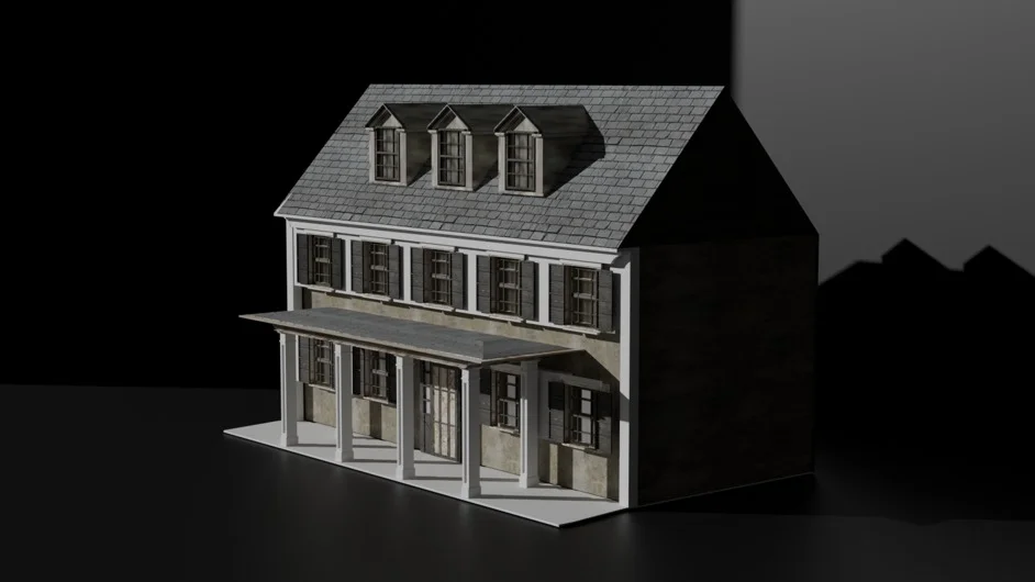Vintage House Architectural Visualization