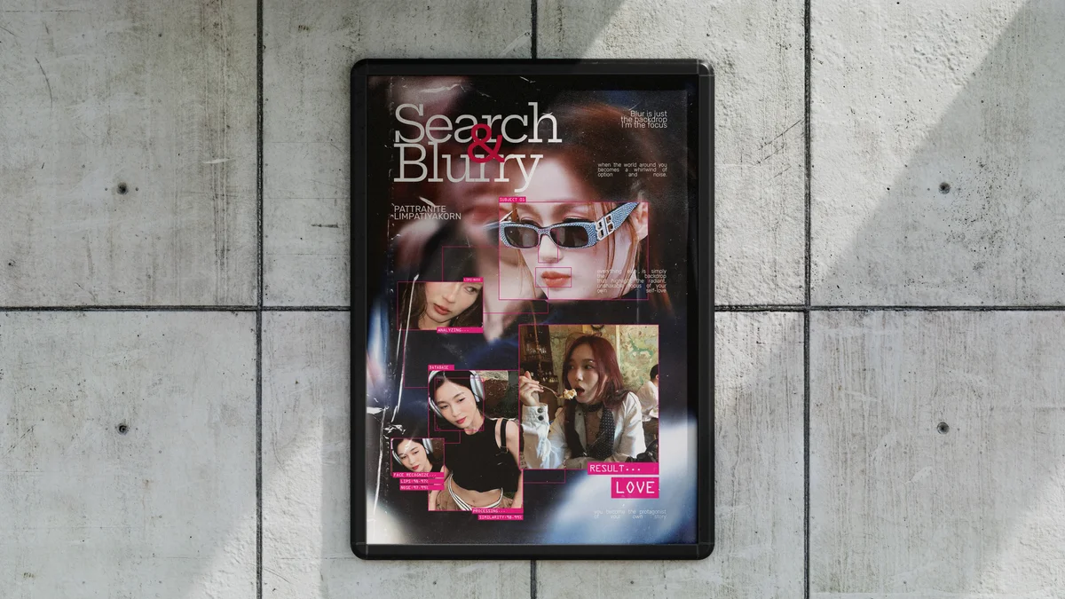 Search&Blurry - Poster Design