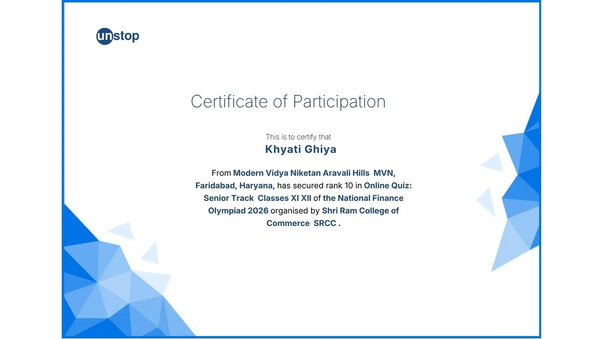 National Finance Olympiad