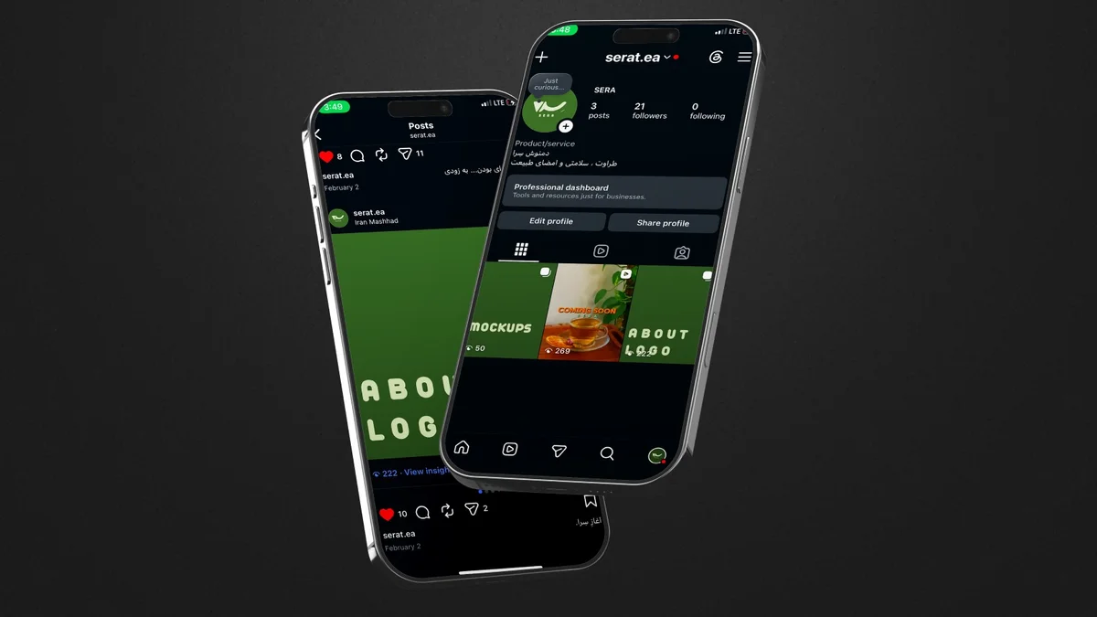 Instagram page design