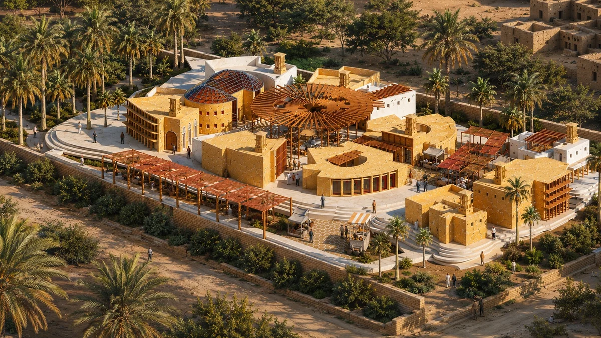 Taghir Cultural Center | Graduation Project | Siwa Oasis, Egypt