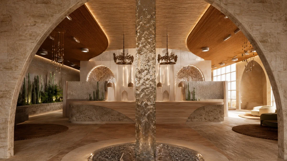 Azure Hotel Reception | El Quseir, Egypt