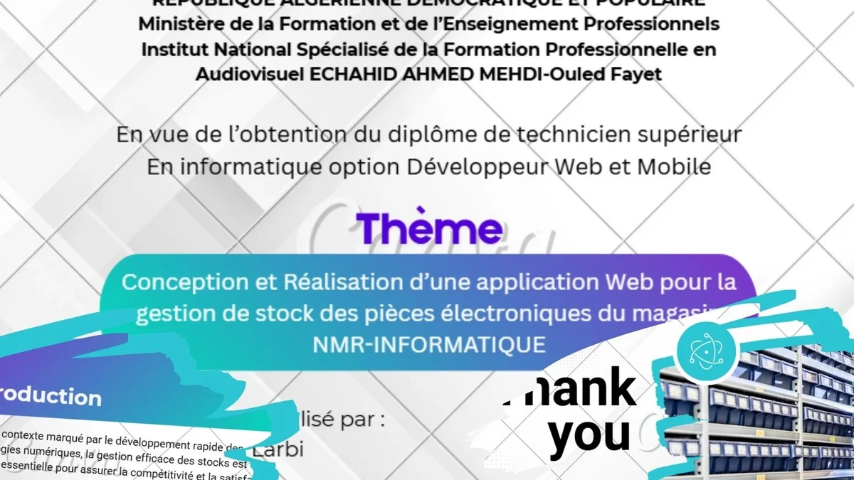 Présentation de soutenance