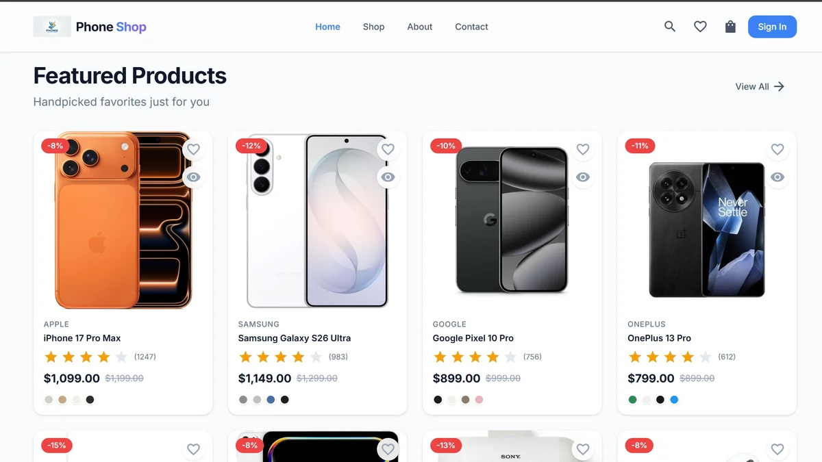 Phone Shop