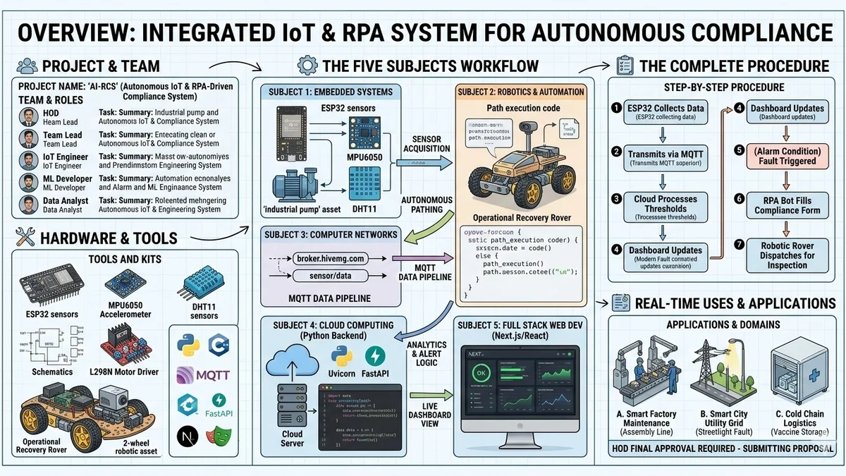 "Autonomous IoT Infrastructure & RPA-Driven Compliance System (AI-RCS)"