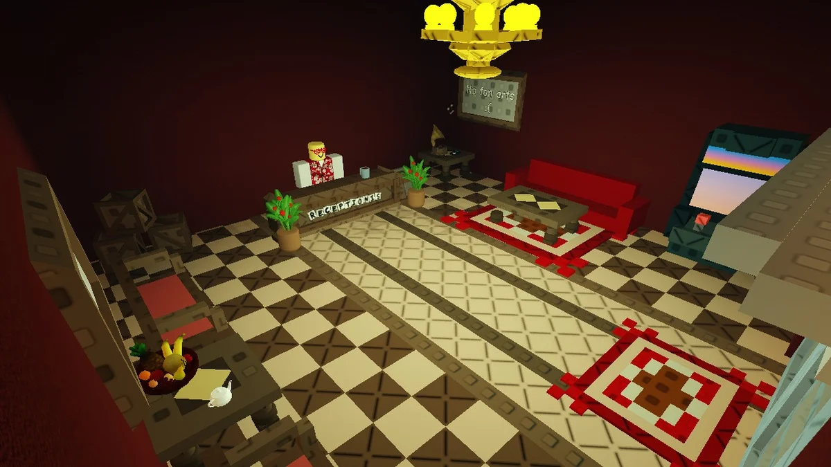 Detailed Stud Office Lobby