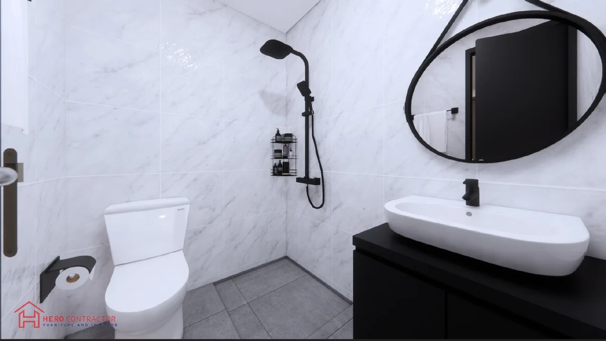 Toilet Studio Apartement