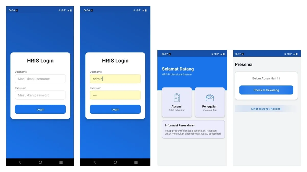 HRIS Profesional System-Employee Manajement App