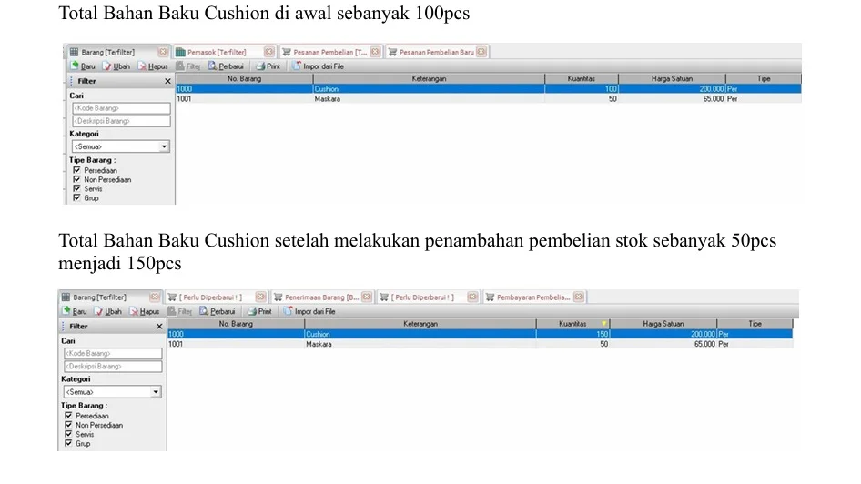 Inventory Management Using Accurate Accounting